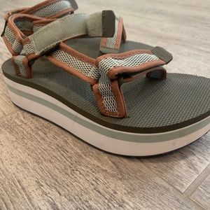 Teva platform sandals